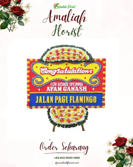 Sewa Papan Bunga Temperak
